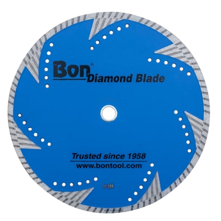 Bon Tool Diamond Blade, Hardscape 12" X 125", 1"/20Mm Arbor 21-288